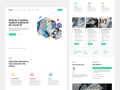 XedLab - Medical Website Template Free Download