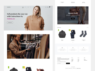 UntreeStore - Ecommerce Free Download Template by Untree.co bootstrap design free free template freebie frontend html onepage ui ux webdesign website