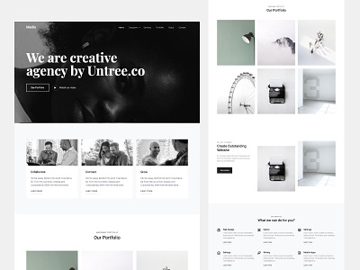 Medio - Web Design Agency Template Free Download by Untree.co bootstrap bootstrap5 free template freebie freedownload frontend html onepage ui untree.co ux