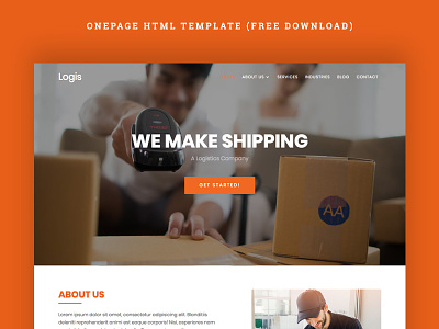 Logis Onepage HTML Template (Free Download)