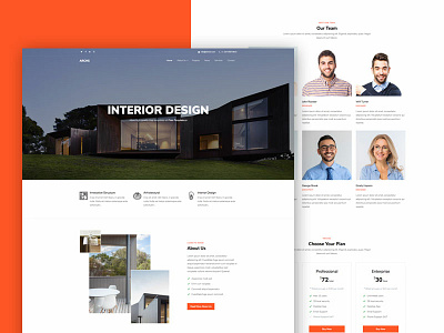 Archs Onepage Free Website Template by Free-Template.co bootstrap bootstrap 4 design free template html ui ux