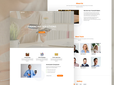 Banker Free Website Template by Free-Template.co free bootstrap free html free template freebie html ui ux