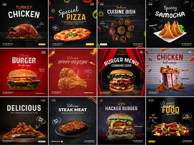 Food Ads Banner Design.