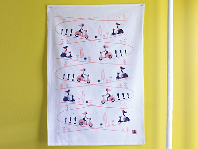 Vespa Tea Towels