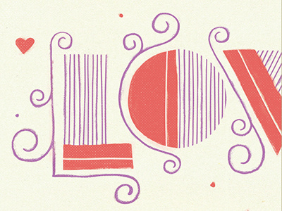 LOVE typography children hand lettering lettering licensing love type typography