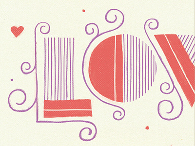 LOVE typography