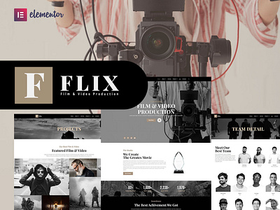 Film Production Elementor Template Kit