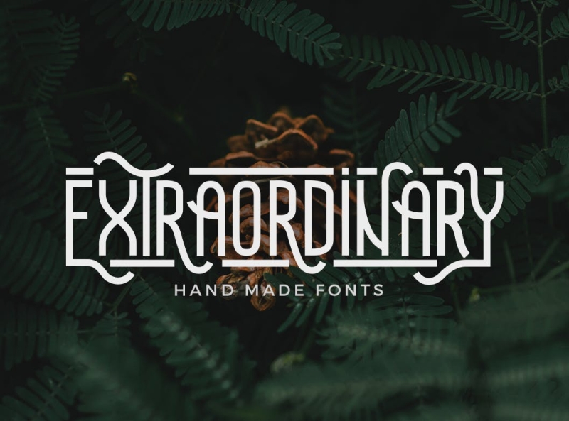 Extraordinary - Handmade Font