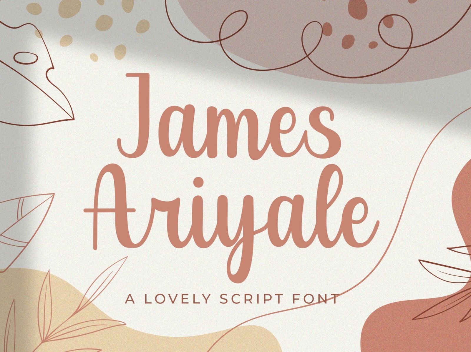 James Ariyale - Handwritten Font app beautiful branding creative design elegant font graphic design handwritten illustration logo typography ui ux vector
