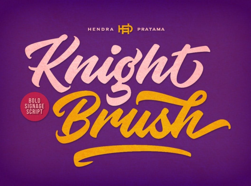 Knight Brush Font app branding brush brush font design font graphic design illustration logo magazine retro signage typography ui ux vector vintage