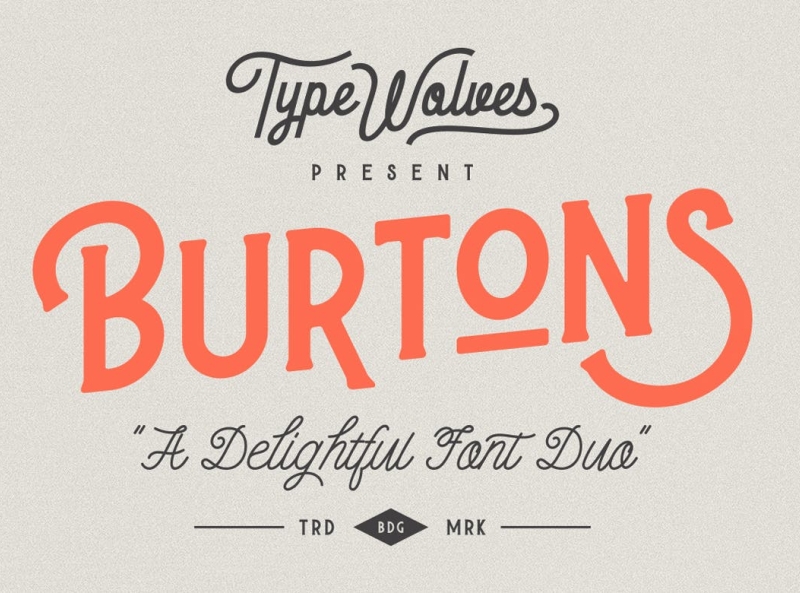 Burtons Font Duo app branding burtons classic design font graphic design handmade illustration lettering logo logotype typography ui ux vector vintage
