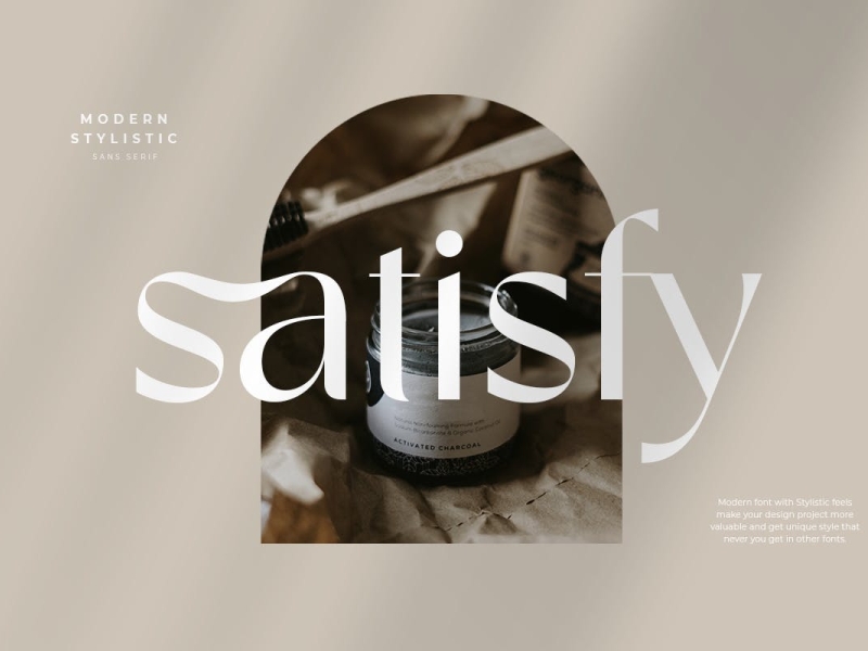 Satisfy Modern Font