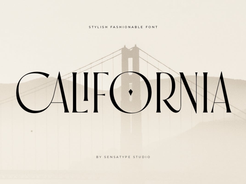 California Fashion Font app branding classy design fashion font graphic design illustration logo stylish typeface typography ui ux vector
