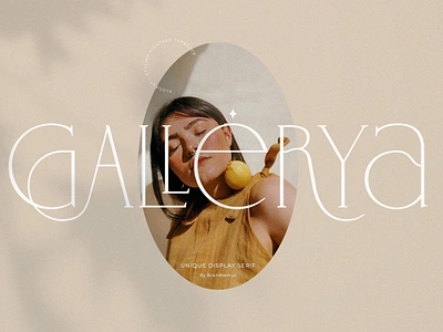 Gallerya - Unique Ligature Typeface app branding design display display font font gallery graphic design illustration logo typography ui ux vector