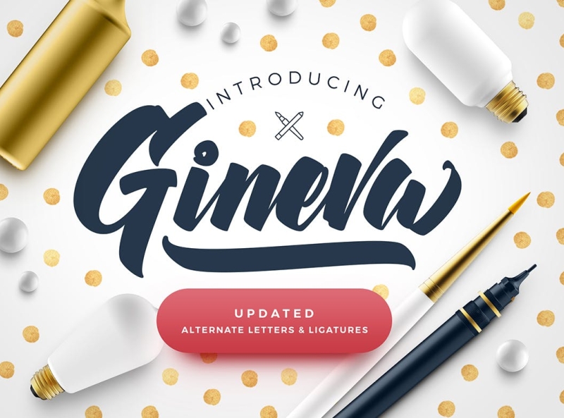 Gineva Script Font