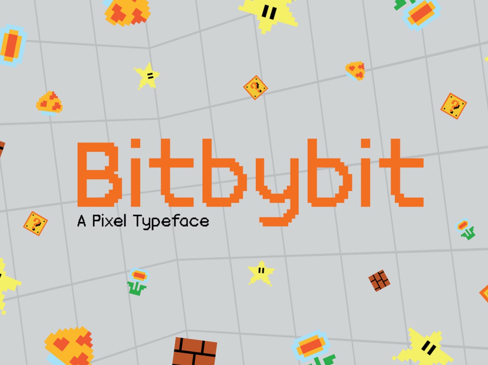 Bitbybit Pixel Font app branding design display display font font graphic design illustration logo pixel pixels retro typeface typography ui ux vector video game vintage