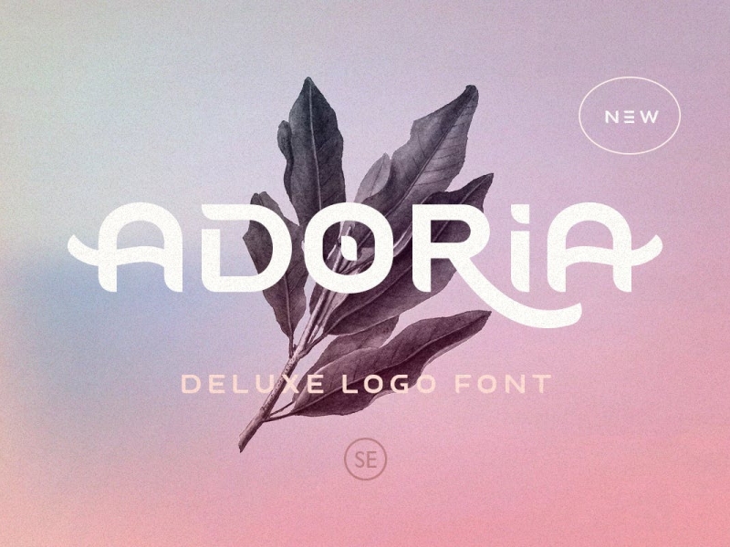Adoira Logo Font app branding design display display font font graphic design illustration logo logo font logotype typography ui ux vector
