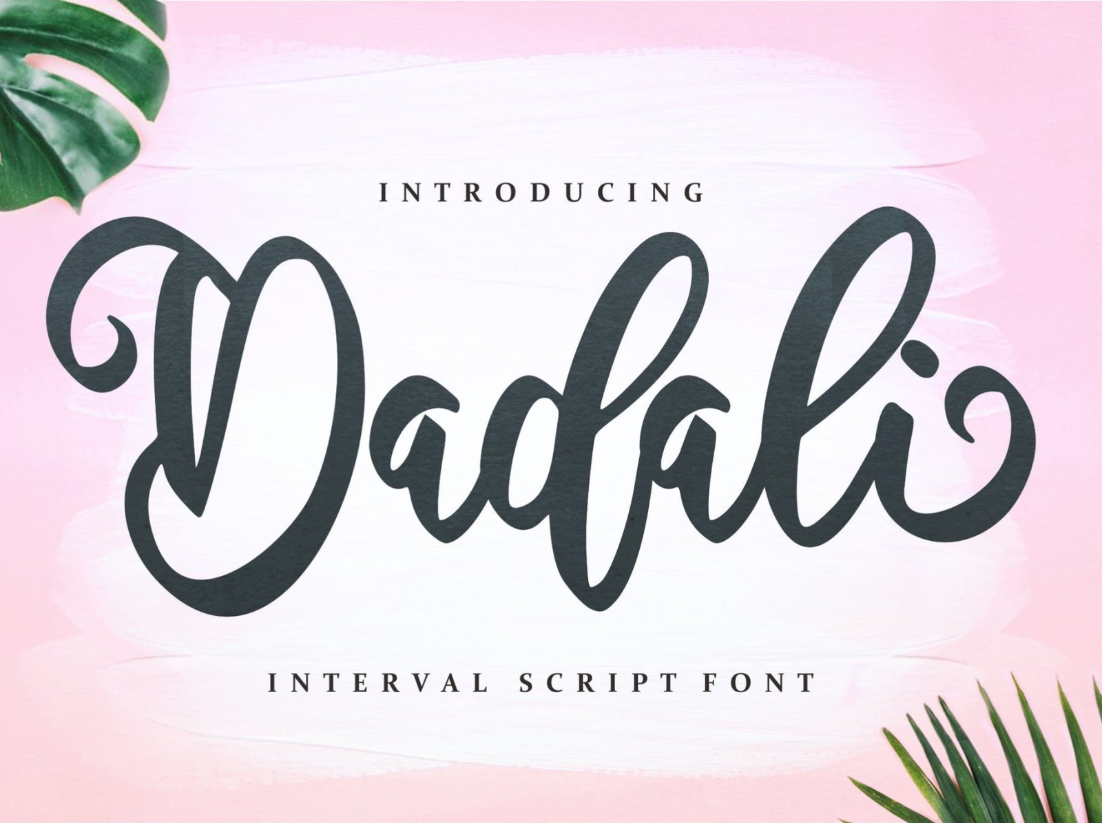 Dadali - Interval Script Font app branding design display font graphic design illustration invitation logo quotes script script font typography ui ux vector