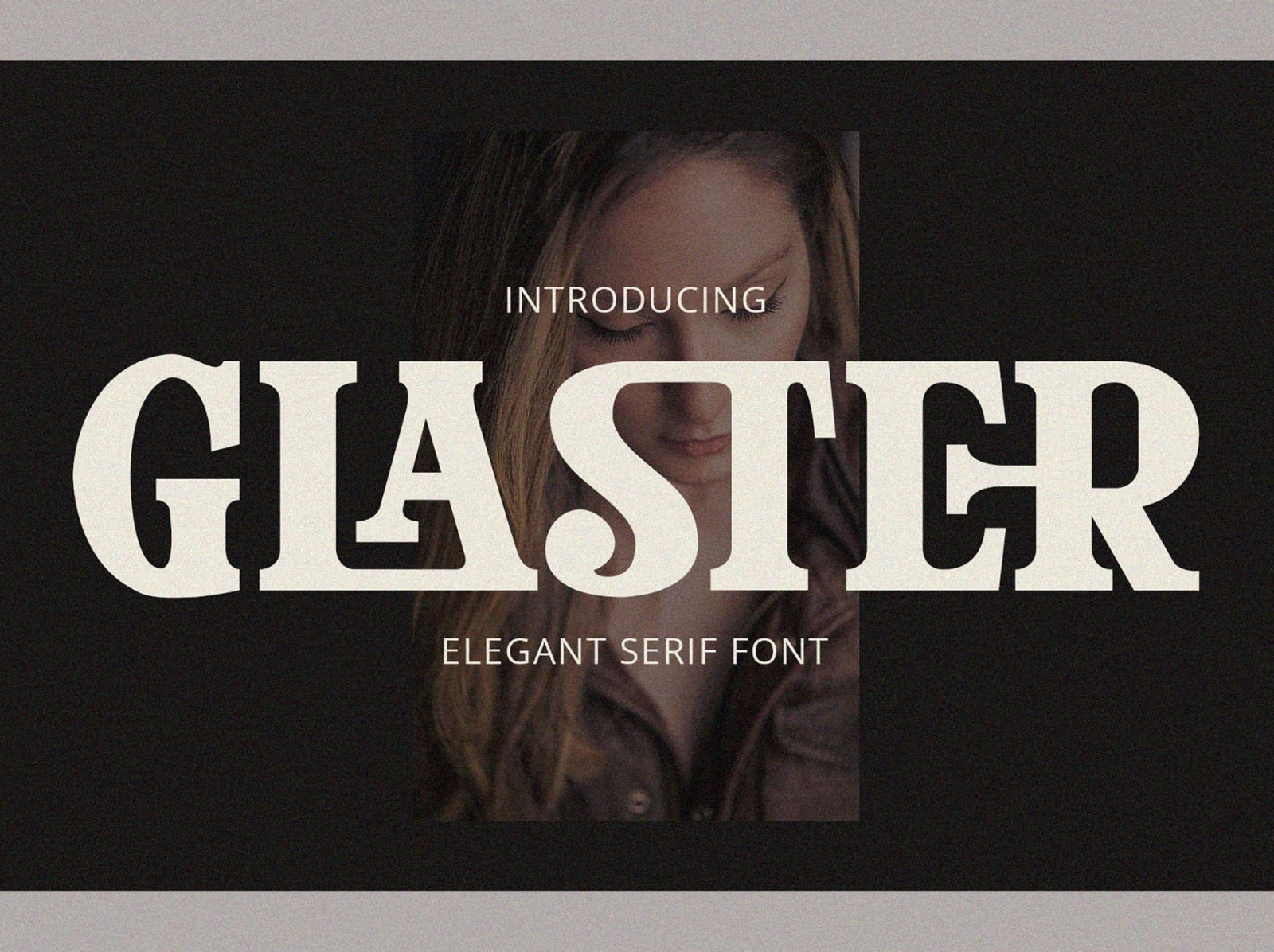 Glaster Serif Font app branding design display elegant font glaster graphic design illustration logo logofont modern serif typography ui ux vector