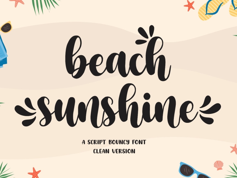 Beach Sunshine Font