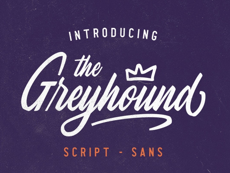 The Greyhound Font Duo app branding design display font graphic design illustration logo typeface typography ui ux vector vintage