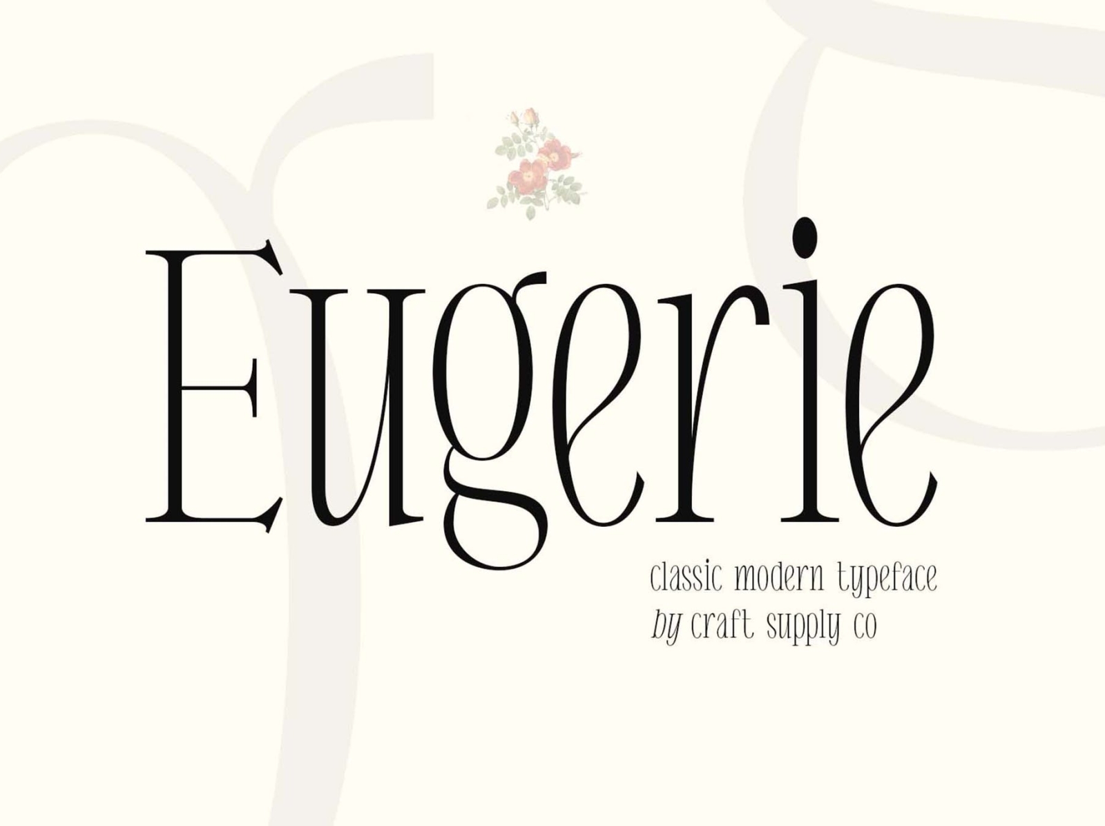 Eugerie - Classic Modern Typeface