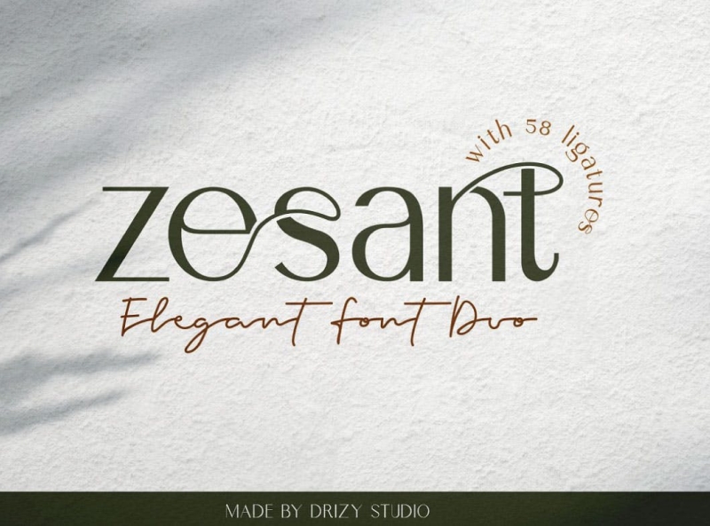 Gesant Elegant Font app branding design display display font elegant font graphic design illustration logo typography ui ux vector