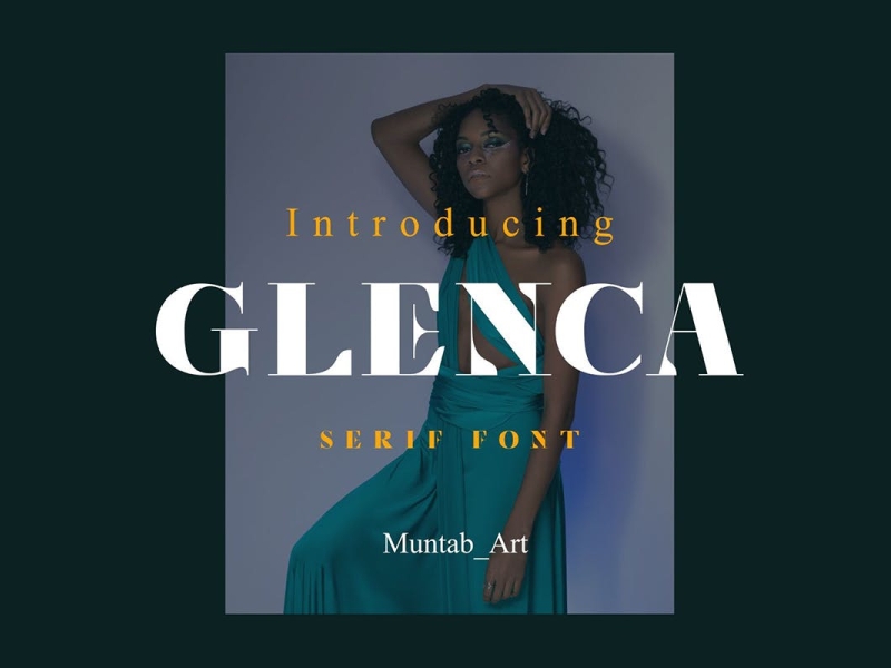 Glenca - Modern Serif Font