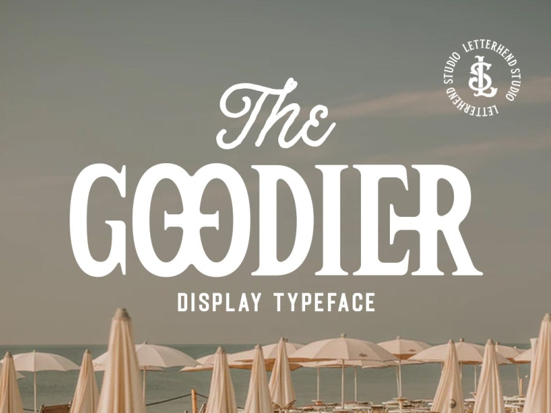 Goodier Display Font app branding design display font graphic design illustration logo type typography ui ux vector