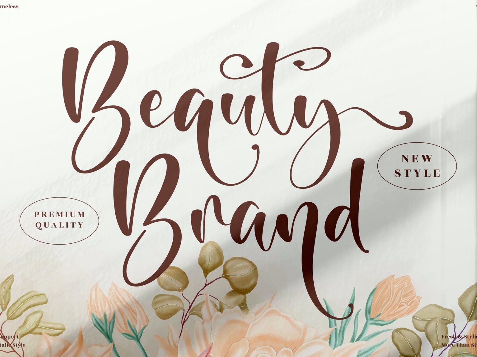 Beauty Brand Typeface app branding design display display font font graphic design illustration logo serif typeface typography ui ux vector