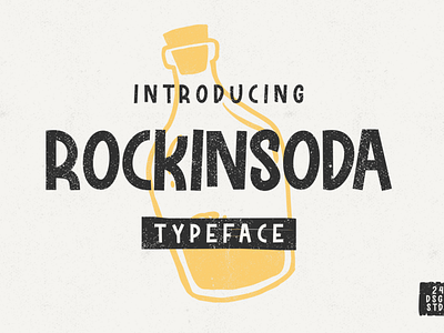 Rockingsoda Display Font app branding design display font graphic design illustration logo serif typeface typography ui ux vector vintage