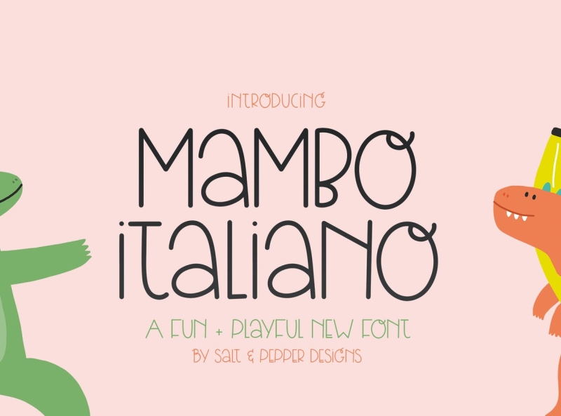 Mambo Italiano Font app branding design display font fun graphic design illustration logo playful serif typeface typography ui ux vector