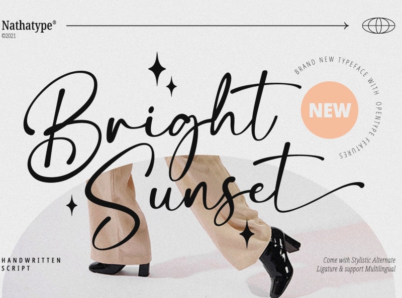 Bright Sunset Typeface app branding bright design display font graphic design illustration logo script serif sunset typeface typography ui ux vector