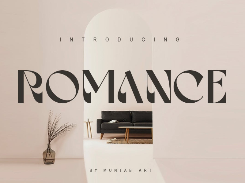 Romance Display Typeface app branding design display elegant font graphic design illustration logo romance serif typeface typography ui ux vector