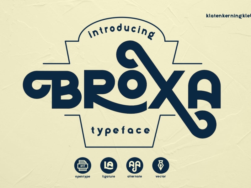 Broxxa - Decorative Font