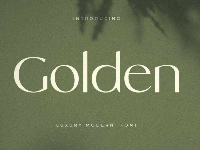 Golden Luxury app branding business classy cosmetic design display font graphic design illustration logo serif typeface typography ui ux vector