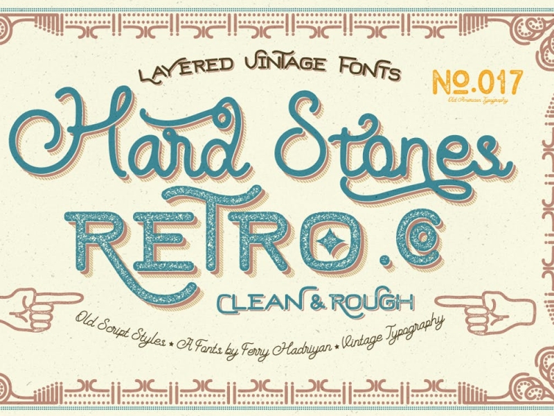 Hard Stones Fonts app branding design display font graphic design illustration logo serif typeface typography ui ux vector vintage