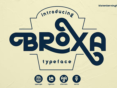 Broxa Typeface app branding design display font graphic design illustration logo serif typeface typography ux vintage