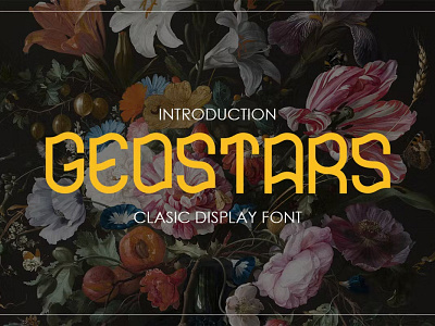 GEOSTARS - Display Font