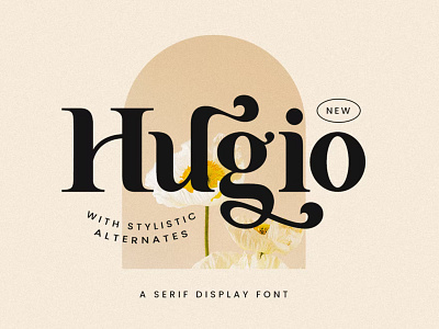 Hugio Display Font