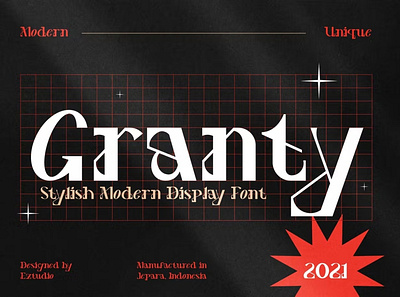 Grannty Display Font branding design display display font font graphic design illustration logo serif typeface typography