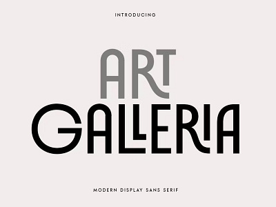 Art Galleria Font branding design display display font font graphic design illustration logo serif typeface typography