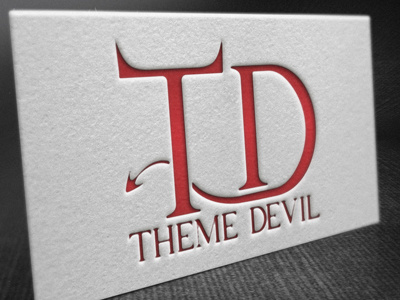 Theme Devil - Logo Concept logo concept theme devil