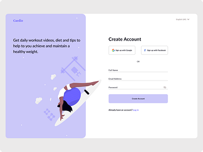 Sign Up Page ui