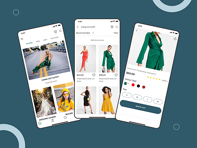 Fashion mobile app app design fashion app minimal mobile app ui ux we