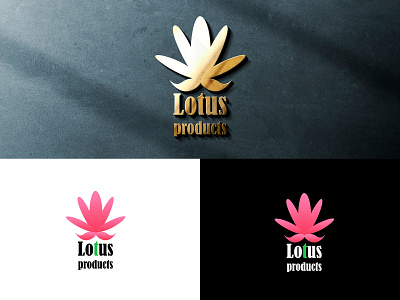 Lotus products 3d adobe photoshop design graphic design graphics logo logo design lotus products photoshop