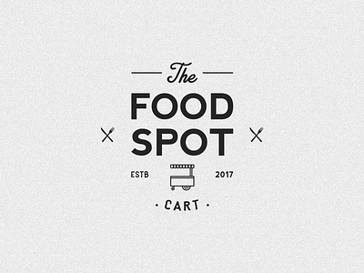 The Food Spot Cart Logo
