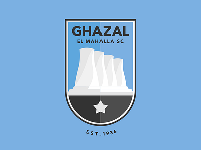 Gazal El Mahalla SC Logo art direction artdirection branding concept design egypt egyptian experimental football club illustration logo logo design soccer soccer badge sports