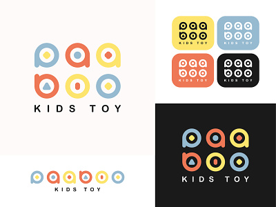 Paaboo Kids Toy Branding Design branding design graphic design illustration logo typography vector