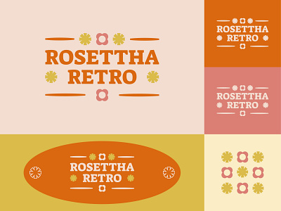 Rosettha Retro Branding Design